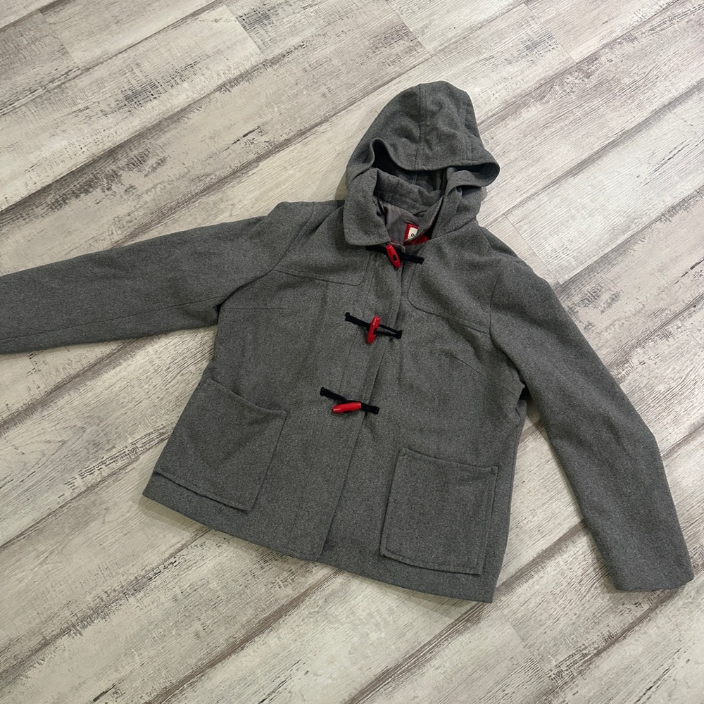 Old Navy Wool Blend Gray Peacoat women’s size XL